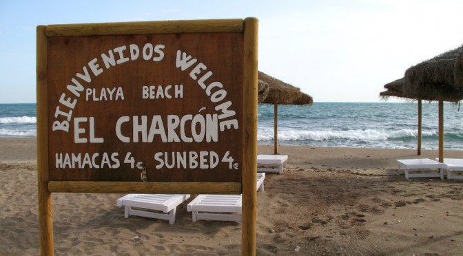 Am Strand von El Faro - Playa El Charcón
